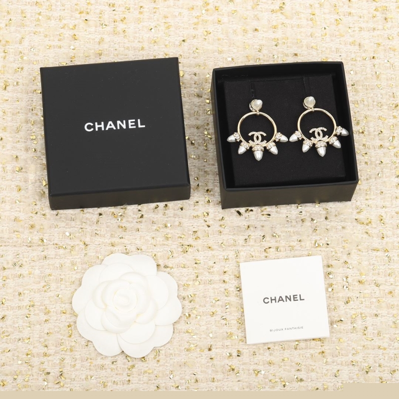 Ch*el earrings